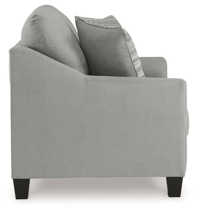 Adlai - Loveseat - Shadow - R&R Furniture Gallery (Fountain Valley, CA)