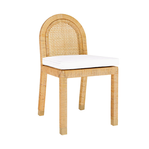 Amara - Rattan Arched Back Dining Chair - Natural - R&R Furniture Gallery (Fountain Valley, CA)