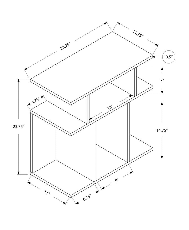 Accent Table, Side Contemporary Design - R&R Furniture Gallery (Fountain Valley, CA)