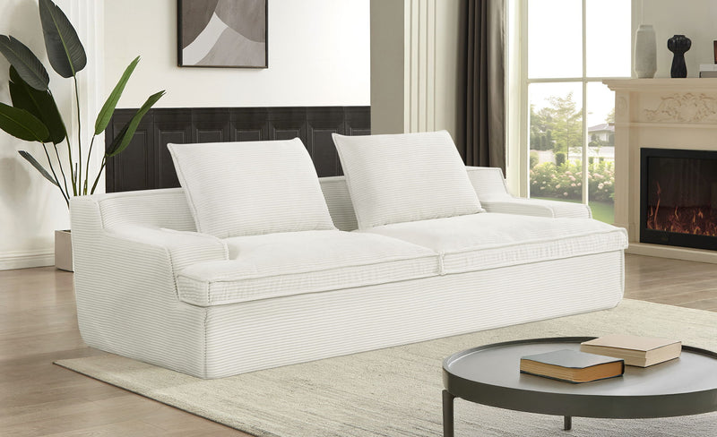 Nimbus - Oversized Full Foam 4 Seater Couch For Living Room Upholstered In Soft, Wide Armrests - R&R Furniture Gallery (Fountain Valley, CA)