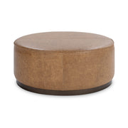 Clair - Leather Round Table - R&R Furniture Gallery (Fountain Valley, CA)