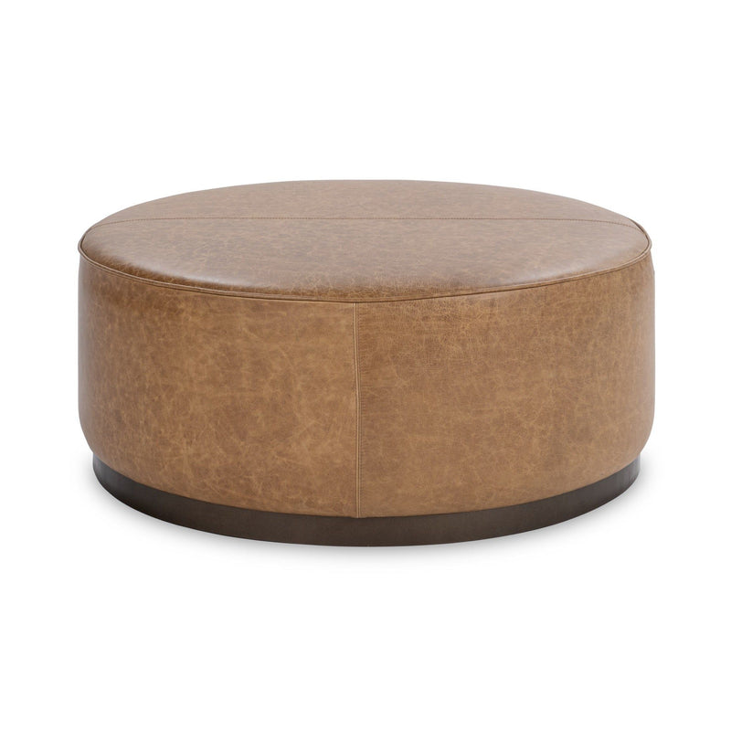 Clair - Leather Round Table - R&R Furniture Gallery (Fountain Valley, CA)