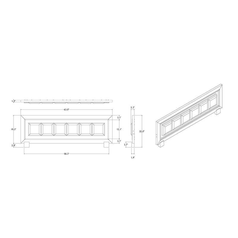 Skye - Queen Bed - White