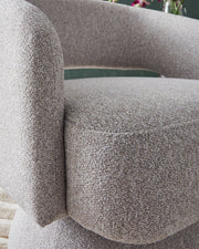 Nashkins - Swivel Accent Chair - Pebble - R&R Furniture Gallery (Fountain Valley, CA)