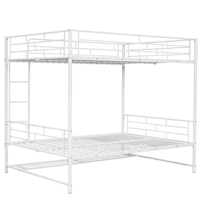 Metal Bunk Bed With Shelf And Guardrails - R&R Furniture Gallery (Fountain Valley, CA)