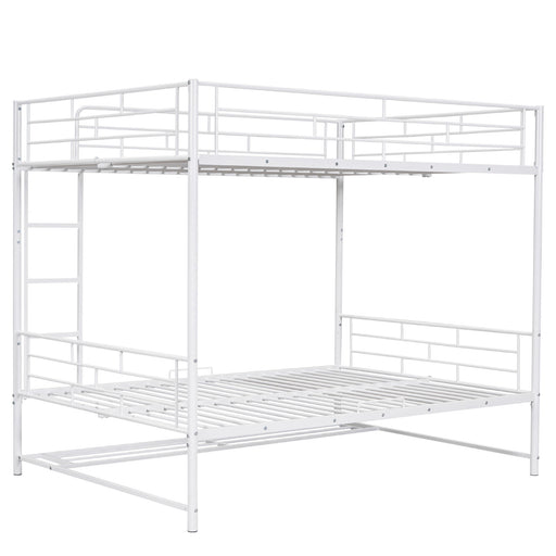Metal Bunk Bed With Shelf And Guardrails - R&R Furniture Gallery (Fountain Valley, CA)