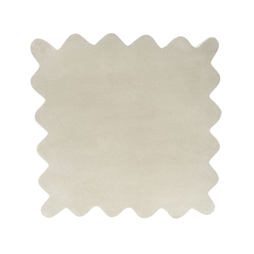 Mgo Archaistic Wavy Side Table - Antique Sandstone - R&R Furniture Gallery (Fountain Valley, CA)