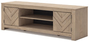Cayboni - LG TV Stand With Fireplace Option - R&R Furniture Gallery (Fountain Valley, CA)
