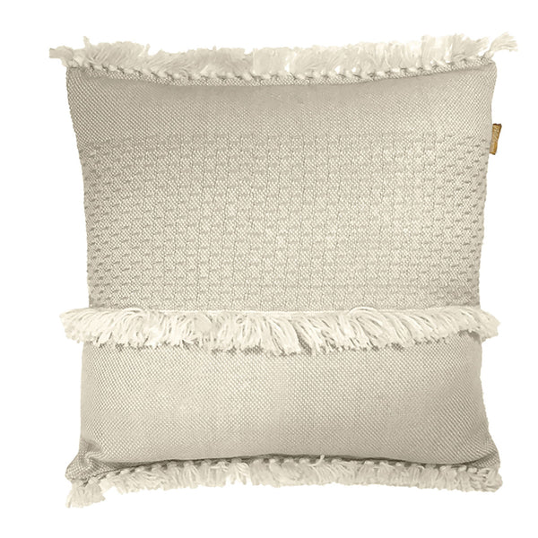 Delrey - 20" X 20" Pillow With Filler - Off White