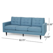 Jenny - Contemporary Tufted Fabric 3 Seater Sofa - R&R Furniture Gallery (Fountain Valley, CA)