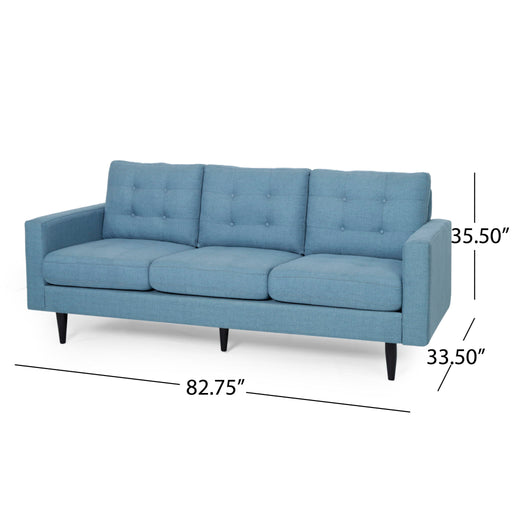 Jenny - Contemporary Tufted Fabric 3 Seater Sofa - R&R Furniture Gallery (Fountain Valley, CA)