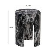 Marisol - Concrete Side Table - R&R Furniture Gallery (Fountain Valley, CA)