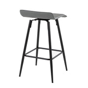 Lumi Source Ale contemporary fixed height counter stool set of 2 with sleek modern design and sturdy construction.