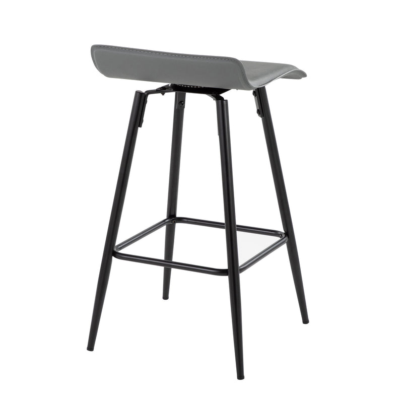 Lumi Source Ale contemporary fixed height counter stool set of 2 with sleek modern design and sturdy construction.