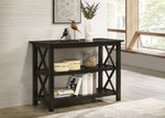 Rachelle 2-shelf Wood Entryway Console Table Deep Merlot