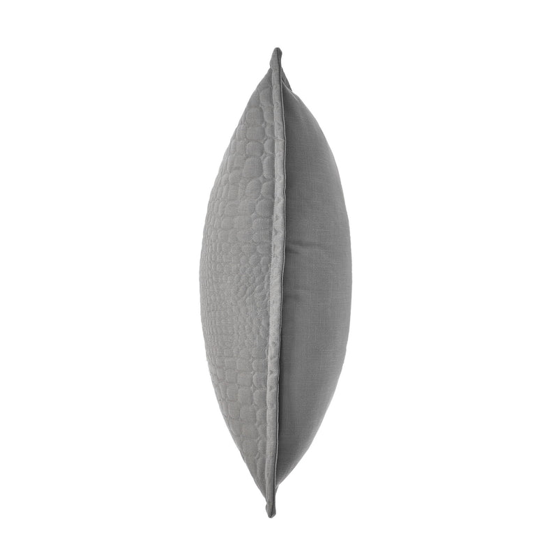 Trent - 26" Square Euro Sham - Gray - R&R Furniture Gallery (Fountain Valley, CA)