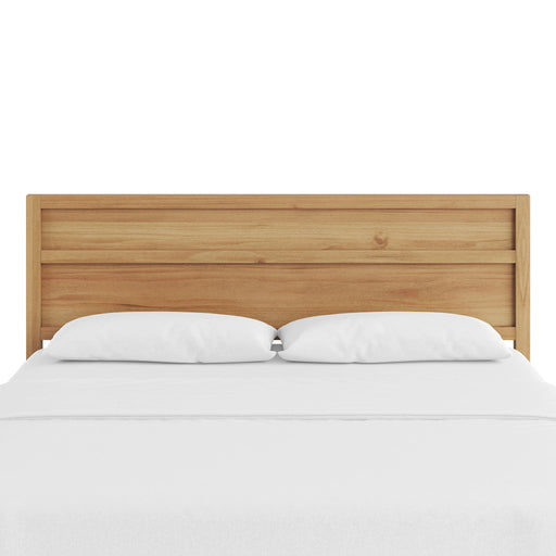 Ridgecrest Home Maddox panel headboard with a modern design, featuring clean lines and a neutral fabric finish for bedroom decor.