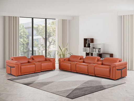 1126 - 8-Piece Modular Power Reclining Sofa & Loveseat Set In With 5 Power Recliners & Power Headrests - R&R Furniture Gallery (Fountain Valley, CA)