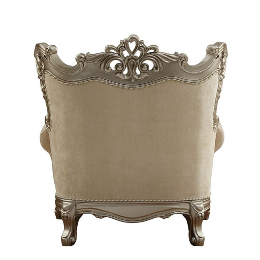 Ranita - Chair With 2 Pillows - Fabric & Champagne - R&R Furniture Gallery (Fountain Valley, CA)