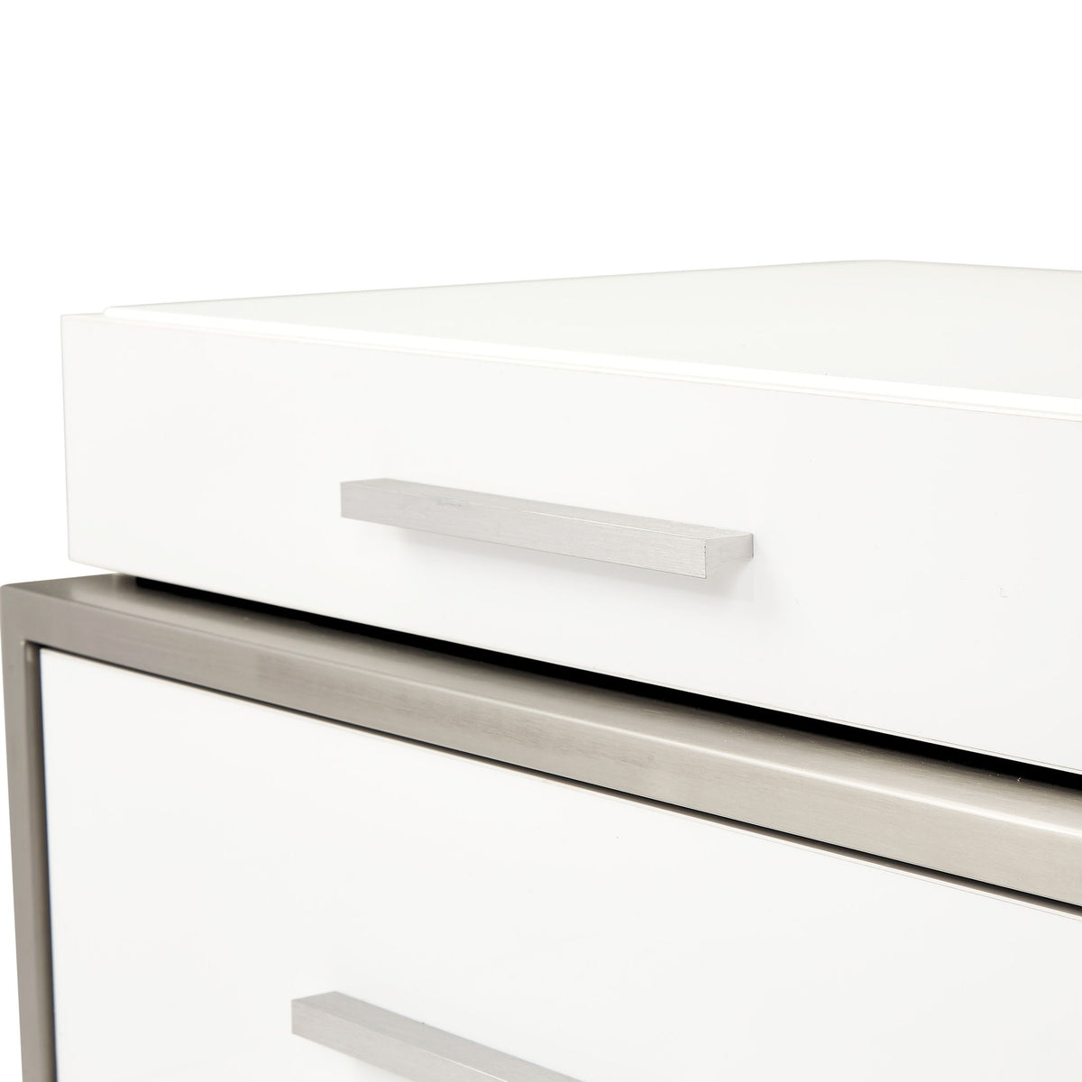 Marquee - Nightstand - Cloud White - R&R Furniture Gallery (Fountain Valley, CA)