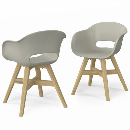 Kona - Outdoor Dining Chair In Plastic (Set of 2) - R&R Furniture Gallery (Fountain Valley, CA)
