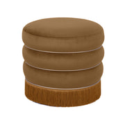 Lakka - Velvet Ottoman - R&R Furniture Gallery (Fountain Valley, CA)