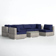 Seating Set With Cushions Handcrafted Wicker Design - R&R Furniture Gallery (Fountain Valley, CA)