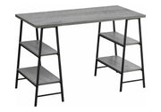 Computer Desk For Home Office, Storage Shelves, Industrial Design - R&R Furniture Gallery (Fountain Valley, CA)