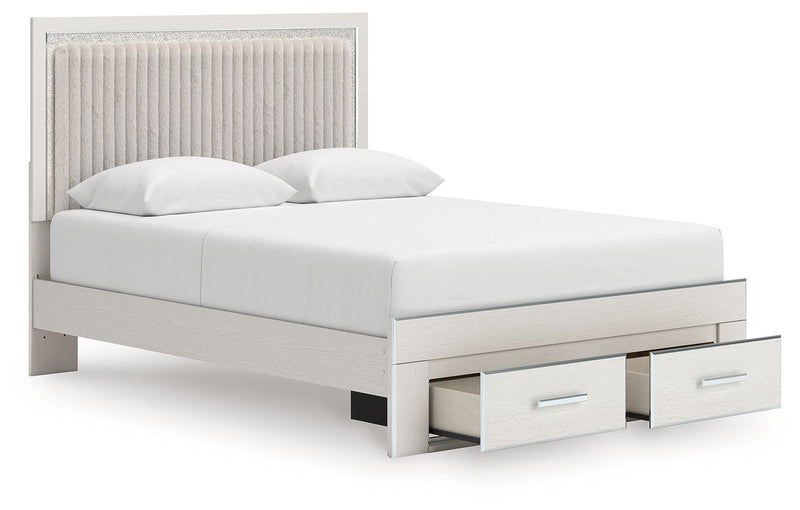 Zuraleus - Upholstered Panel Platform Storage Bed - R&R Furniture Gallery (Fountain Valley, CA)