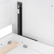 Murphy Bed With Desk, LED Lights & USB Charging Station - R&R Furniture Gallery (Fountain Valley, CA)