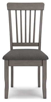 Shullden - Dining Room Side Chair (Set of 2) - Gray - R&R Furniture Gallery (Fountain Valley, CA)