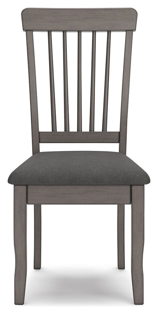 Shullden - Dining Room Side Chair (Set of 2) - Gray - R&R Furniture Gallery (Fountain Valley, CA)