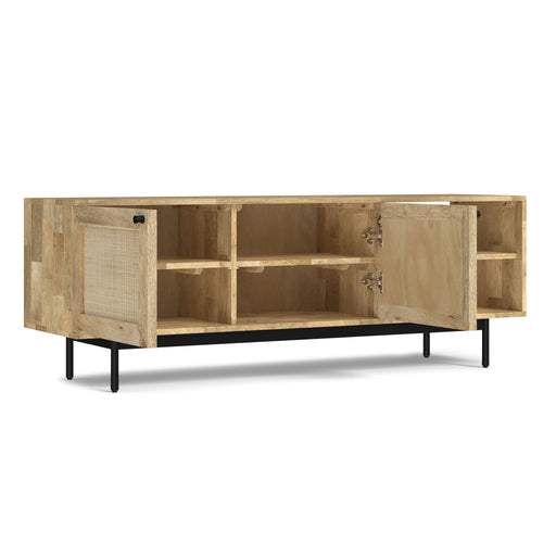Reeves - TV Media Stand - Natural - R&R Furniture Gallery (Fountain Valley, CA)
