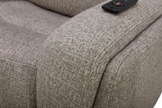 Penfield - Power Zero G Console Loveseat With Heat, Massage & Speaker P3 - Frappe - R&R Furniture Gallery (Fountain Valley, CA)
