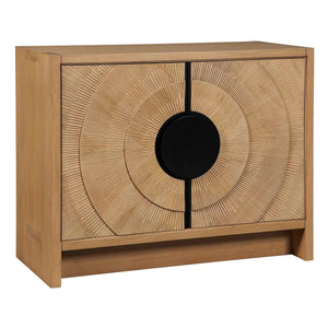 On Target - 2 Door Cabinet - Bronze / Woodtone