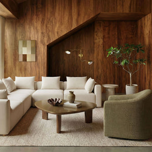 TOV Furniture Thao swivel chair with a modern design, featuring a cushioned seat and backrest in a sleek, contemporary style.