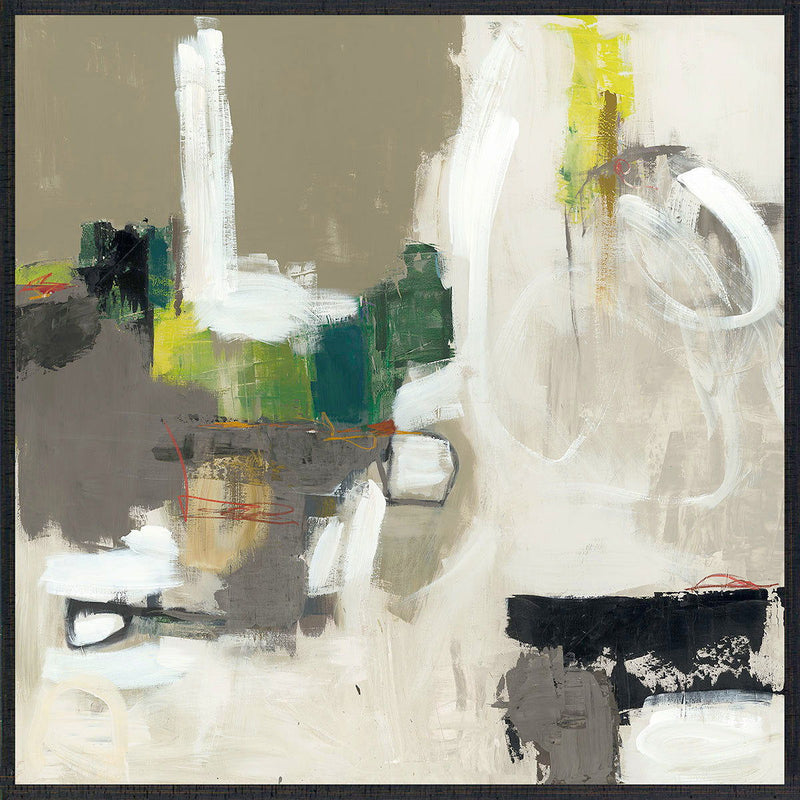 Amazonian - 36" x 36" Painting By Buddy Whitlock - Black - R&R Furniture Gallery (Fountain Valley, CA)