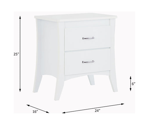 Babb - Accent Table - White - R&R Furniture Gallery (Fountain Valley, CA)