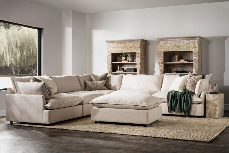 Caplan - 6 Piece Modular Sectional With Ottoman - R&R Furniture Gallery (Fountain Valley, CA)