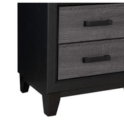 Soluto - Nightstand - Gray / Black - R&R Furniture Gallery (Fountain Valley, CA)