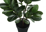 28" Tall, Artificial Plant, Garcinia Tree, Indoor, Faux, Fake, Floor, Greenery, Potted, Real Touch, Decorative - Green / Black - R&R Furniture Gallery (Fountain Valley, CA)