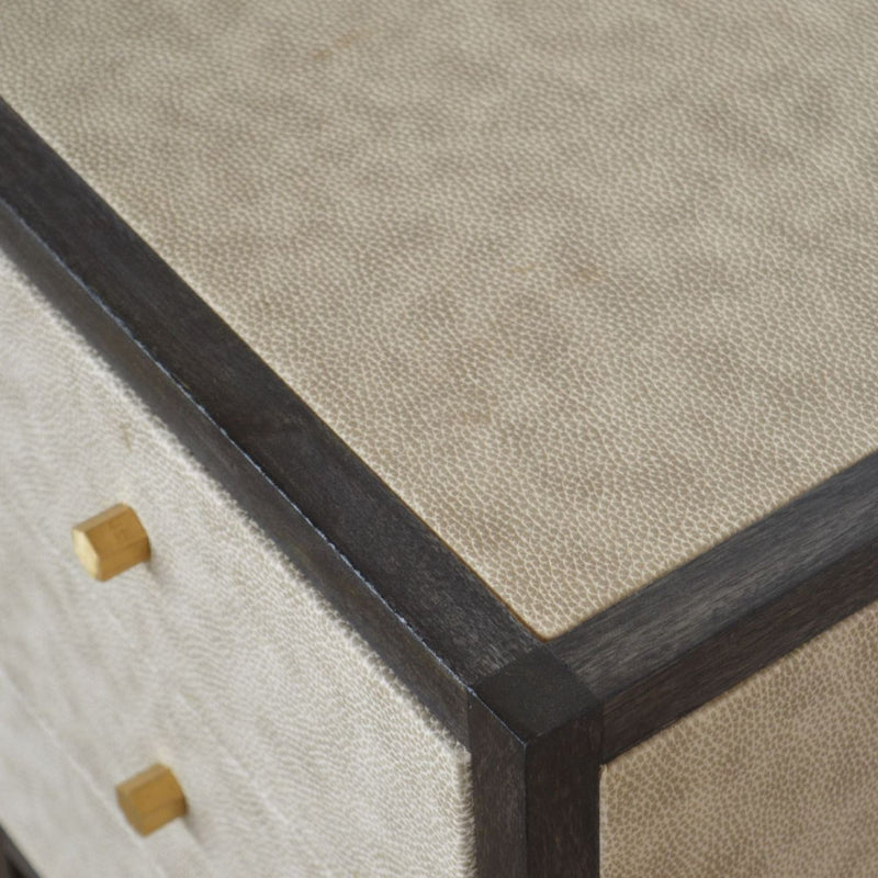 Nightstand, 3 Drawer - Black - R&R Furniture Gallery (Fountain Valley, CA)