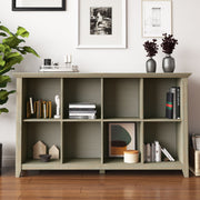 Simpli-Home Acadian handcrafted cube storage organizer with multiple compartments, ideal for organizing home or office spaces.