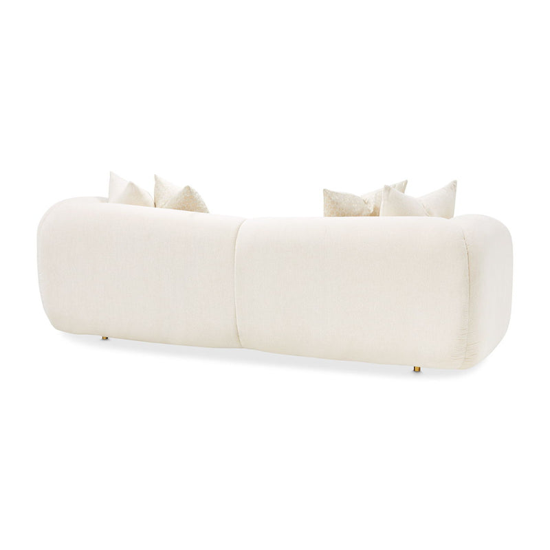 Sassani - Sofa - Crepe / Gold - R&R Furniture Gallery (Fountain Valley, CA)