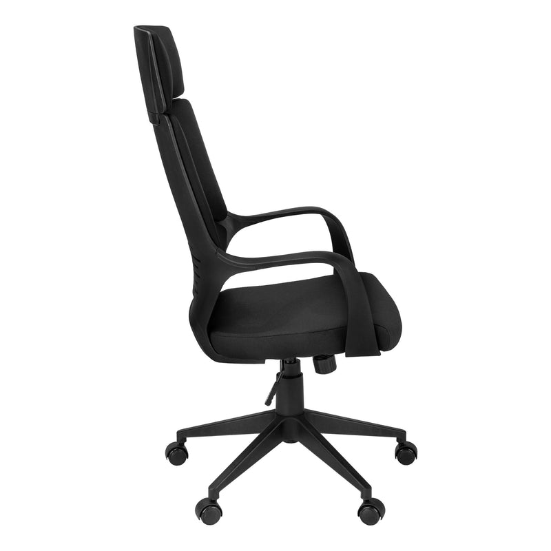 Office Swivel Chair, Adjustable Height, Ergonomic, Armrests, Contemporary & Modern - R&R Furniture Gallery (Fountain Valley, CA)