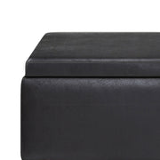 Owen - Tray Top Small Coffee Table Upholstered Storage Ottoman - R&R Furniture Gallery (Fountain Valley, CA)