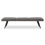 Bowtie - Charcoal Fabric Bench