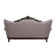 Benbek - Sofa With 5 Pillows - Fabric & Antique Oak - R&R Furniture Gallery (Fountain Valley, CA)