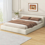 Stylish Upholstered Bed With Birch Wood Frame - R&R Furniture Gallery (Fountain Valley, CA)