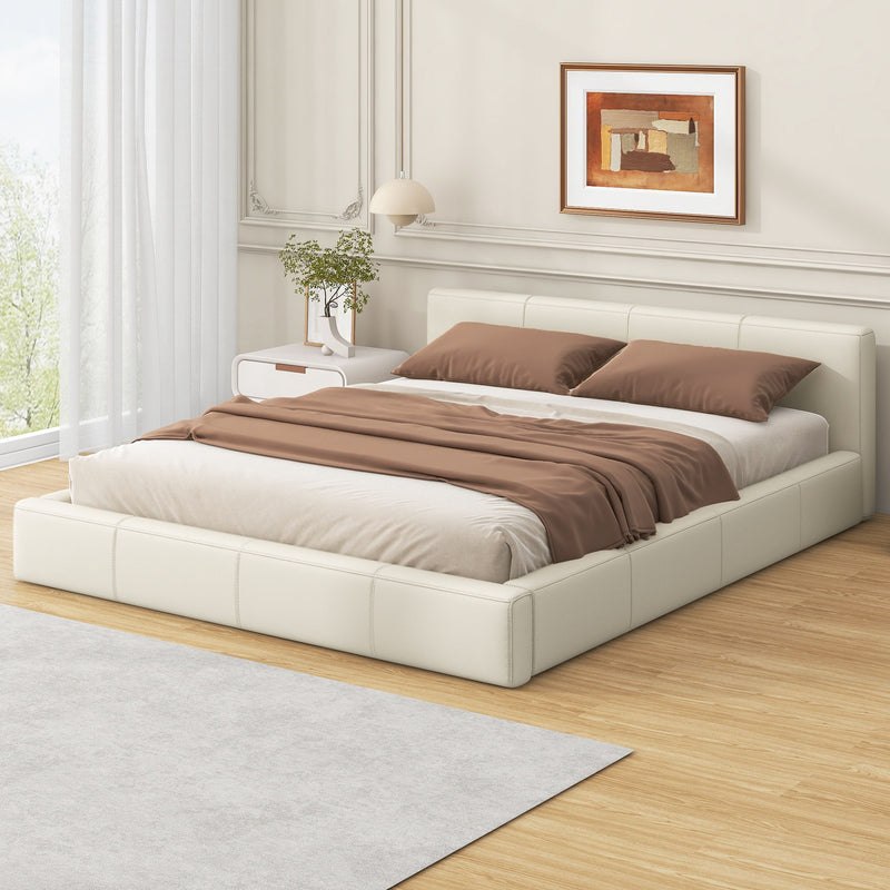 Stylish Upholstered Bed With Birch Wood Frame - R&R Furniture Gallery (Fountain Valley, CA)